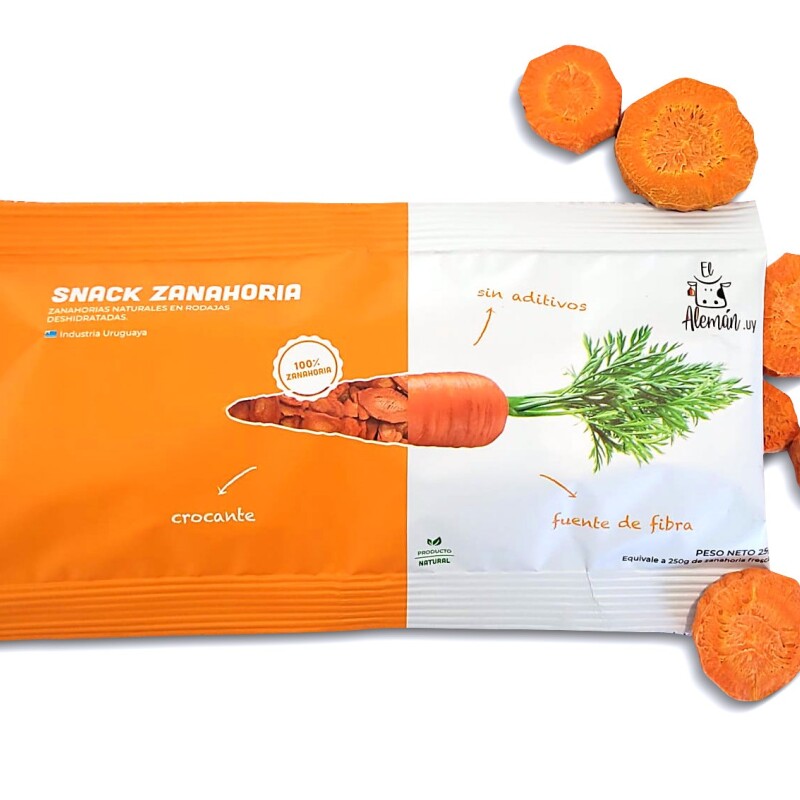 Snack de Zanahoria 25gr El Alemán Snack de Zanahoria 25gr El Alemán