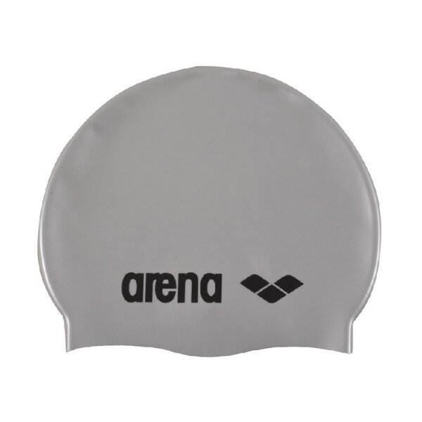 Gorra De Natación Para Niños Arena Classic Silicone Junior Cap Gris