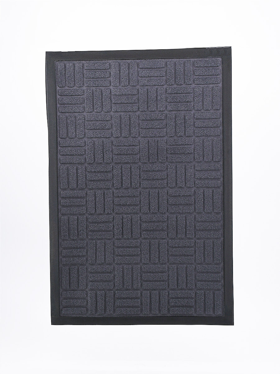 ALFOMBRA FELPUDO PARA PUERTA - GRIS 