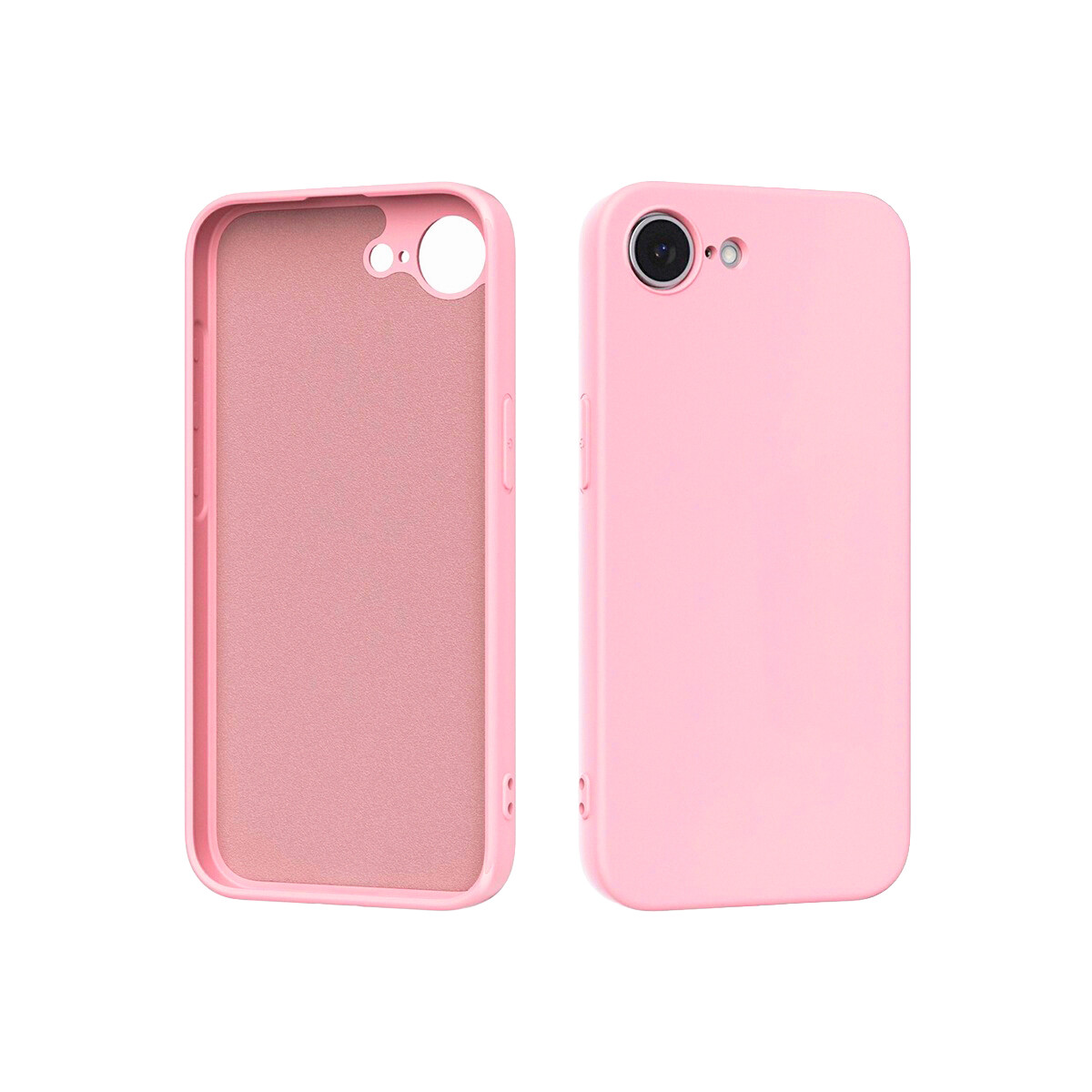 Protector para iPhone 16e engomado color rosa 