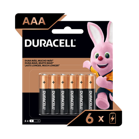 Pila AAA DURACELL Alcalina x4 Unidades + 2 Pilas Gratis Pila AAA DURACELL Alcalina x4 Unidades + 2 Pilas Gratis