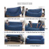 Cubre Sofa Elastico Elastizado Funda 1 Cuerpo Plaza Variante Color Azul Marino