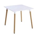 MESA DE COMEDOR CUADRADA EAMES - BLANCA MESA DE COMEDOR CUADRADA EAMES - BLANCA