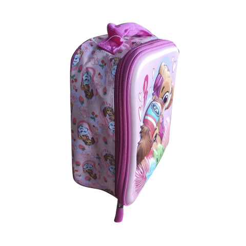Lunchera 3D Térmica Escolar Paw Patrol 22 x 22 cm Oficial CORAL