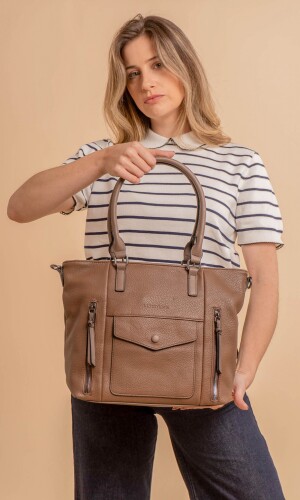 CARTERA MALVON CHOCOLATE