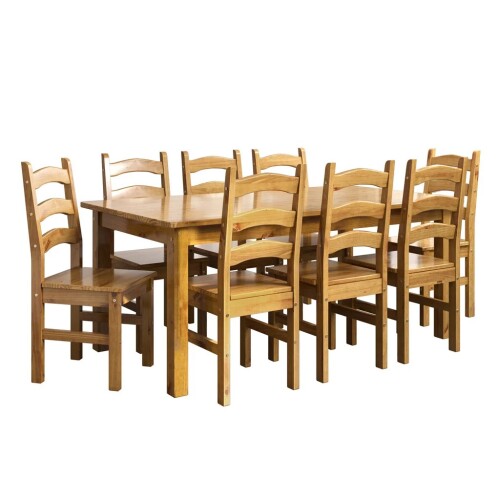 Juego de comedor - 8 sillas 180 cm - Italia Juego de comedor - 8 sillas 180 cm - Italia