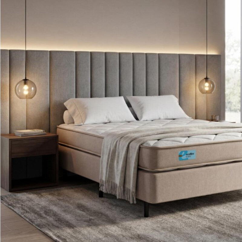 Colchón BRIO 2 Plazas ECOFLEX 138 x 188 x 25 cm Colchón BRIO 2 Plazas ECOFLEX 138 x 188 x 25 cm