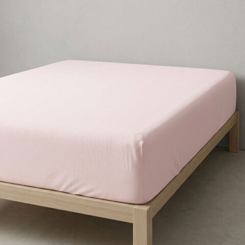 Sábana Ajustable 2 plazas Bukara Kanguro 100% Microfibra ROSA