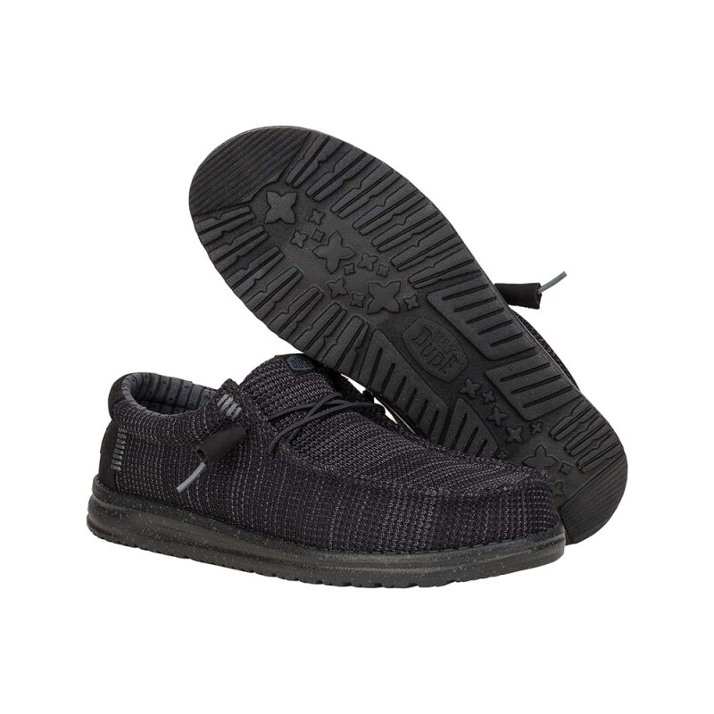 Wally Stretch Sox - Hombre Black/black