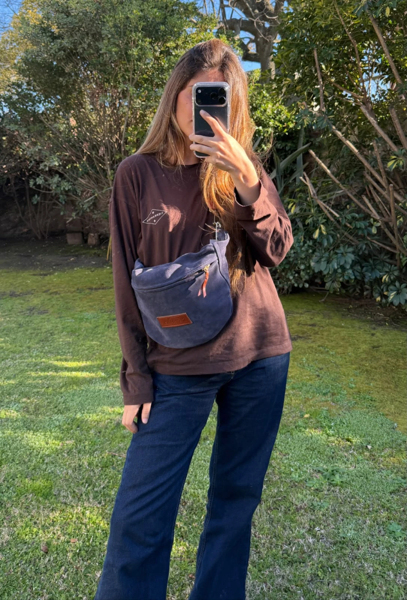 Leather Fanny Pack - Gamuza