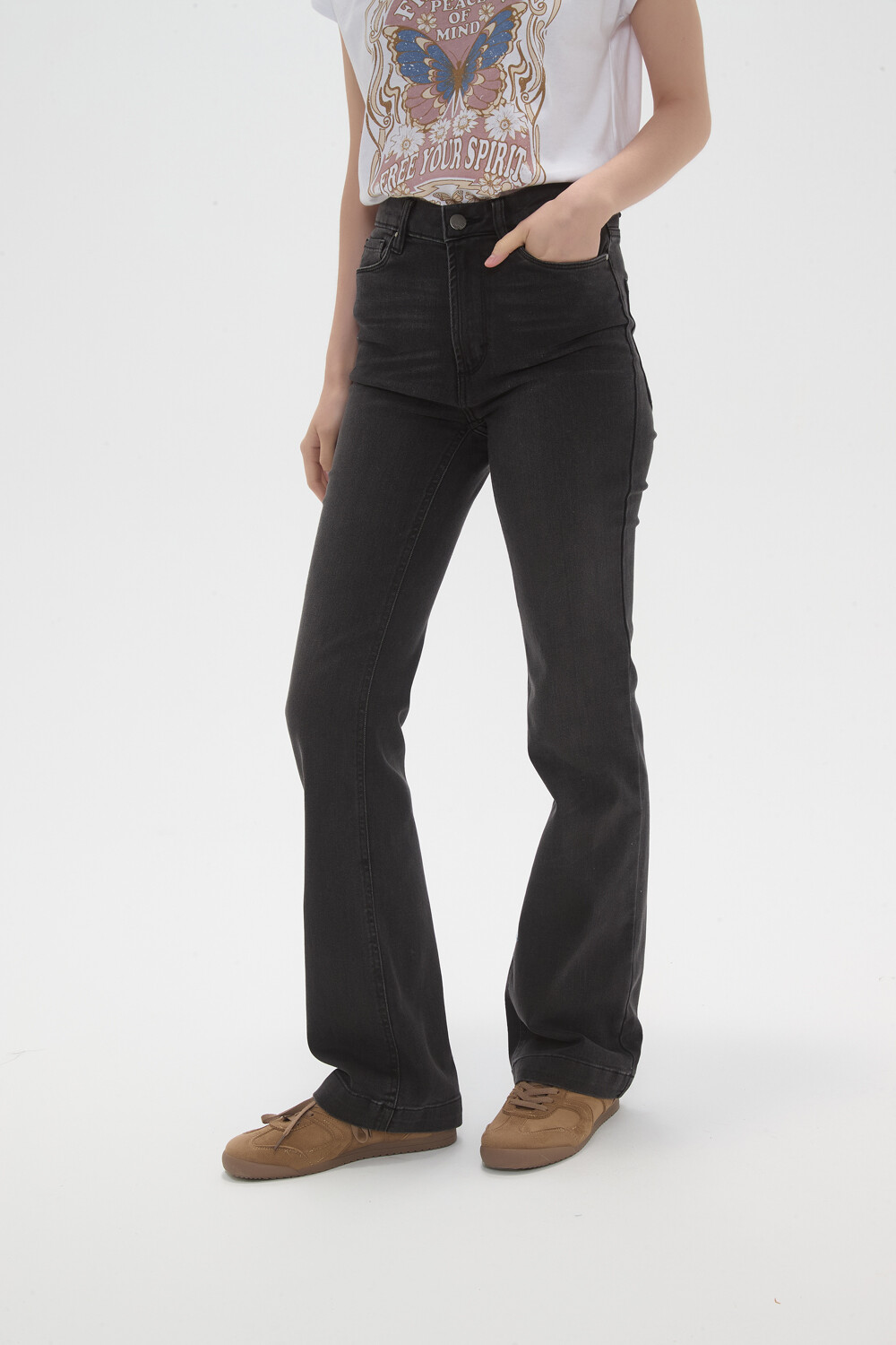 Pantalon Frankie Gris Medio
