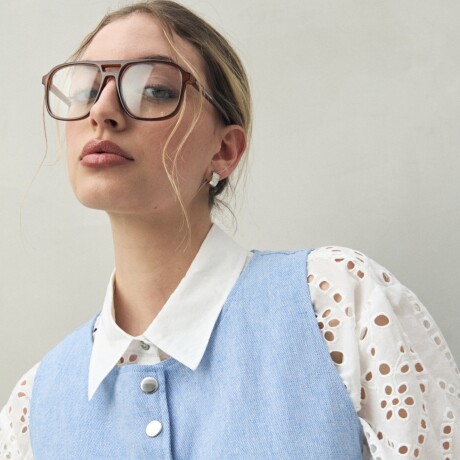 CHALECO MIKE Azul Melange