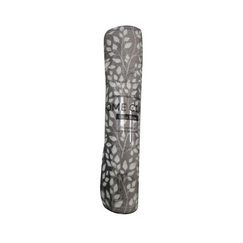 Alfombra Baño con Memoria Microfibra 40x60 8064 HOJAS GRIS