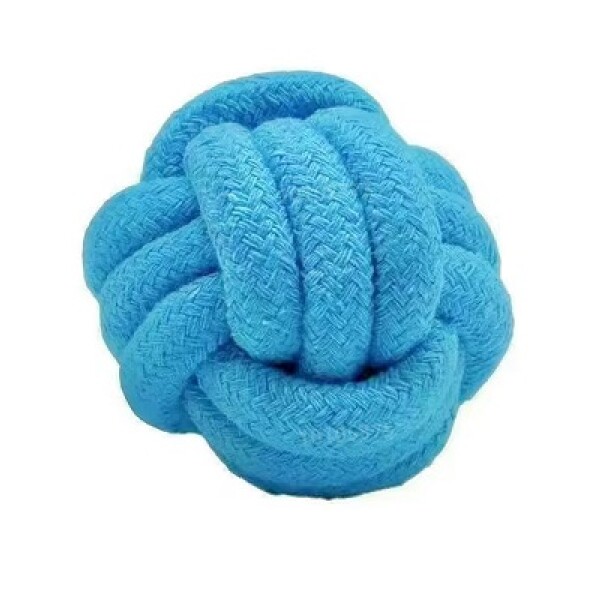 Juguete mascota pelota celeste