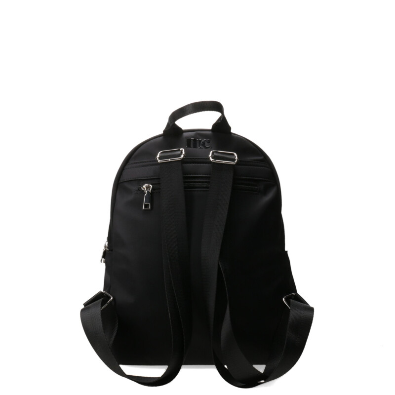 Mochila Miss Carol Tevi Con Cierre Adelante Negro