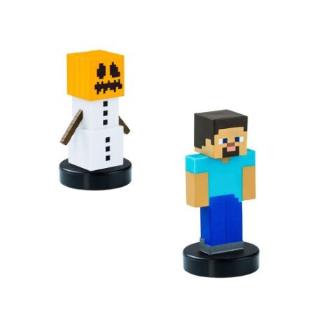 Pack X2 Figuras Sellos Minecraft MC5014 PACK-1