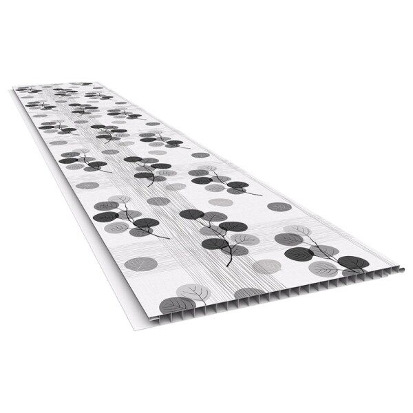 REVESTIMIENTO PVC PARA PARED MODELO ASHEN - 0.25x6 MTS / Espesor: 10 MM Revestimiento Pvc Para Pared Modelo Ashen - 0.25x6 Mts / Espesor: 10 Mm