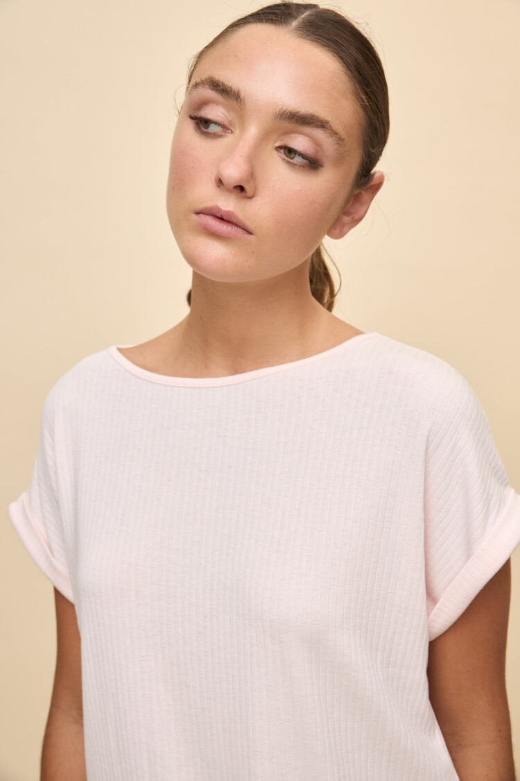 REMERA ILVA Rosa Palido