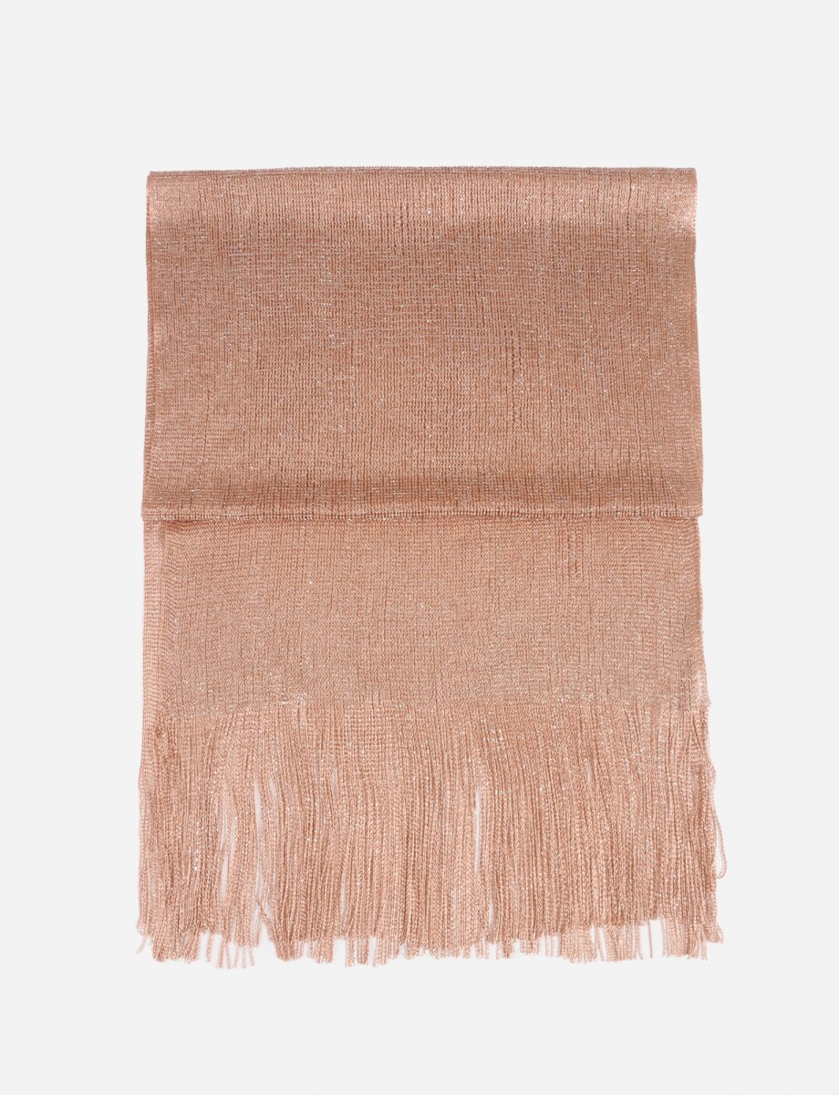 Pashmina party con argolla - dorado 