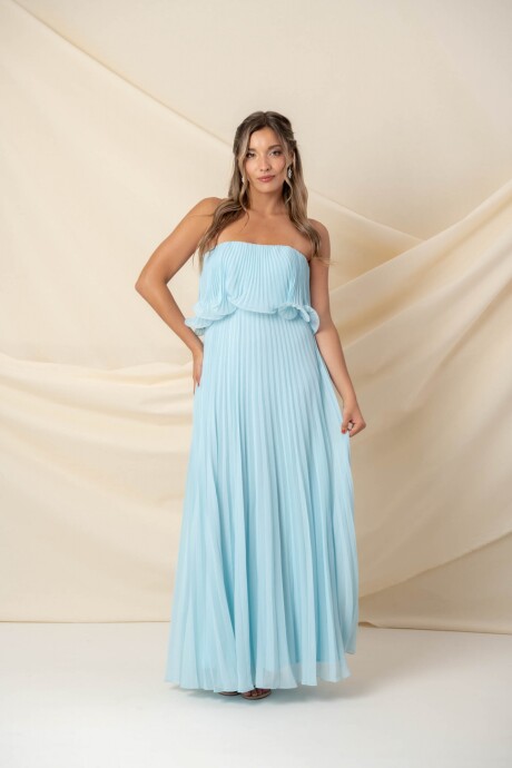 VESTIDO JEANNE Agua marina