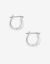 Aros Argollas Metal Argollas De Metal Bañado En Plata - Plateado