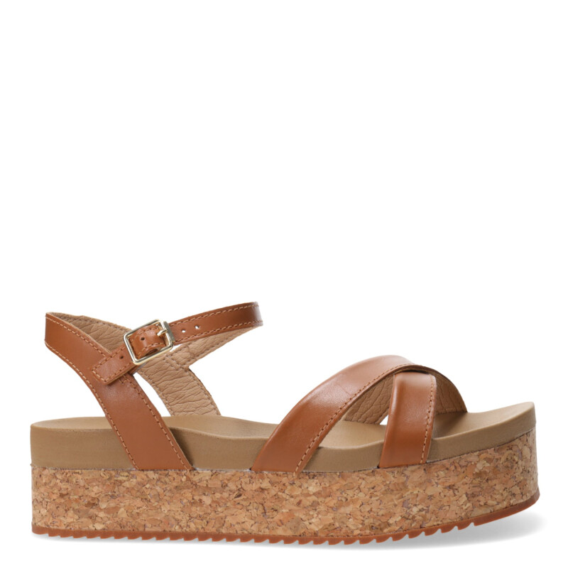 Sandalias de Mujer Bottero con plataforma Marrón Caramelo