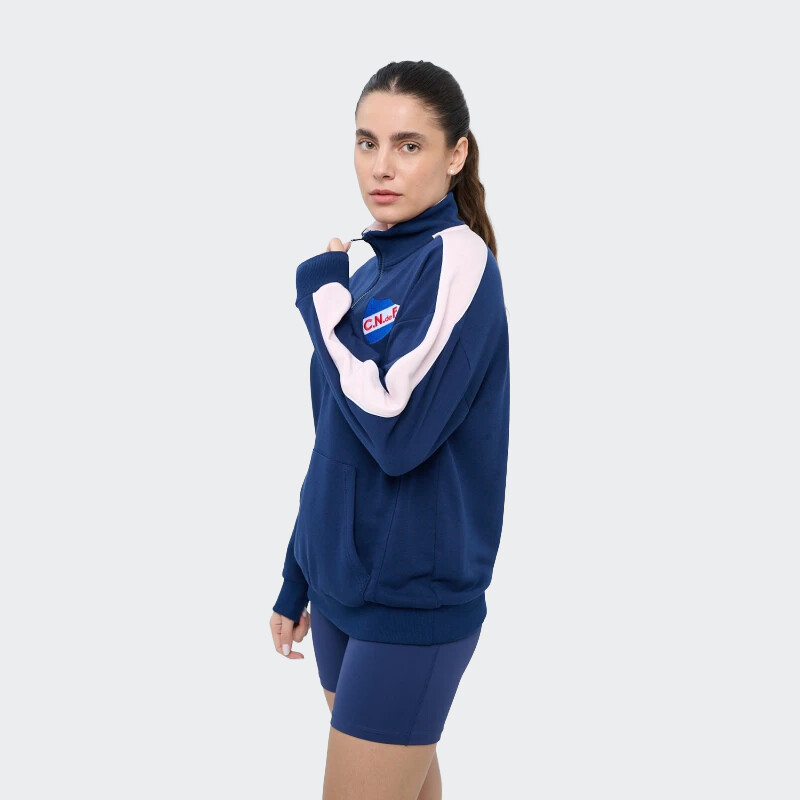 Buzo Umbro Medio Cierre Iris Nacional Azul