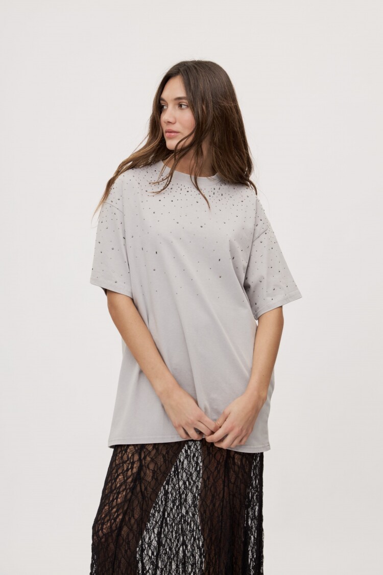REMERA ALEKSANDER Gris Claro