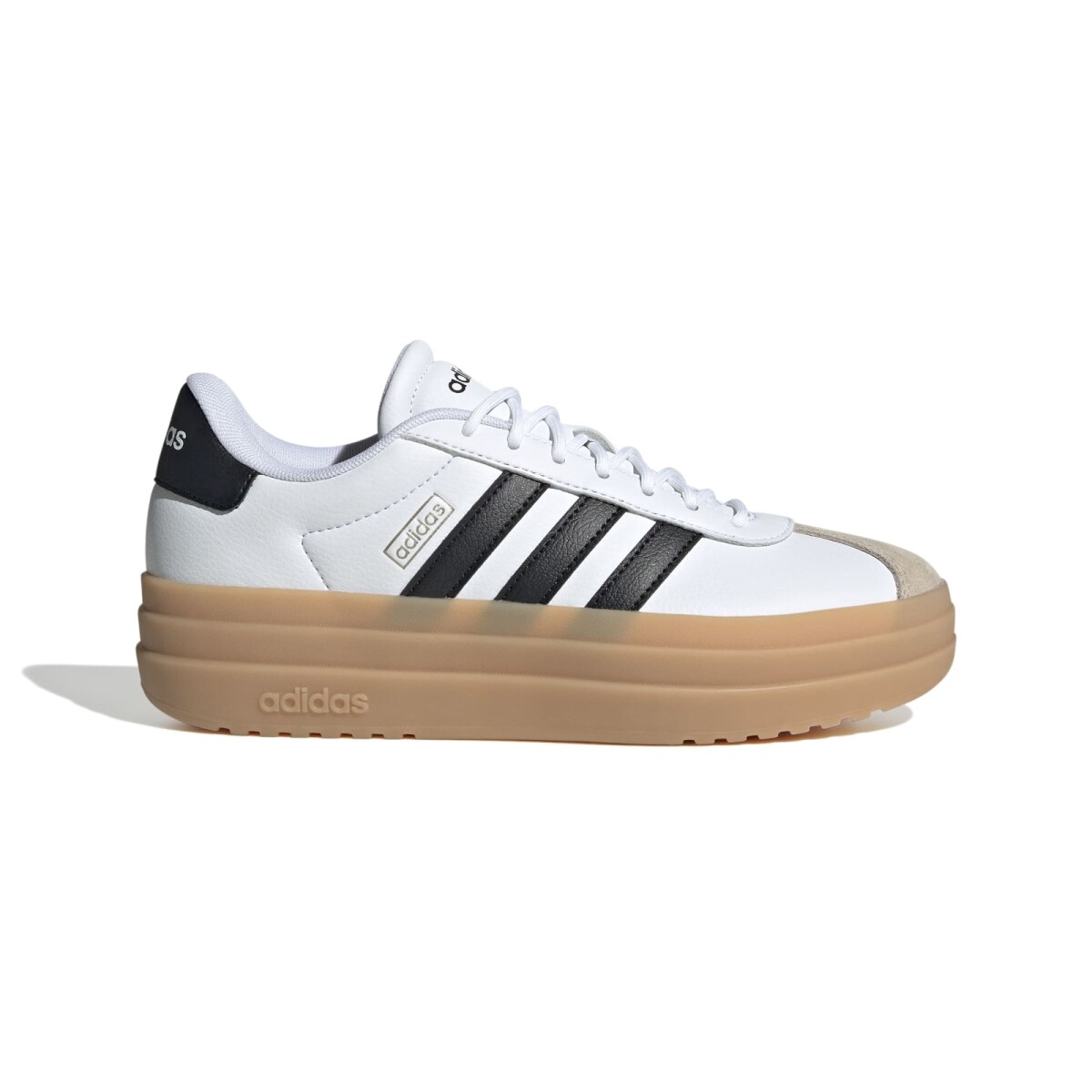 Championes Adidas Unisex - VL COURT BOLD - ADIH3083 - FTWR WHITE/CORE BLACK/WONDER BEIGE 