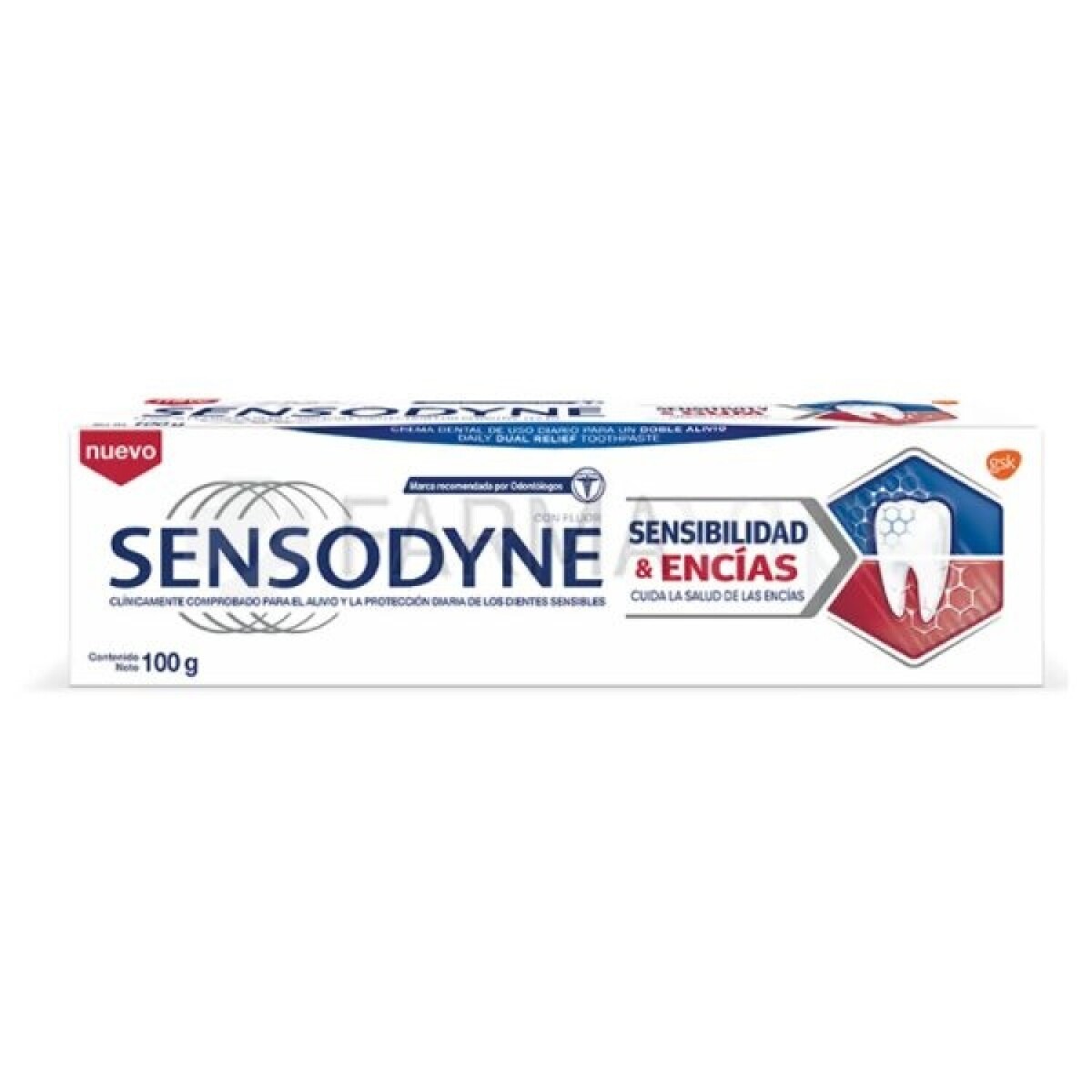 Crema dental Sensodyne - Sensibilidad y Encías 100g 