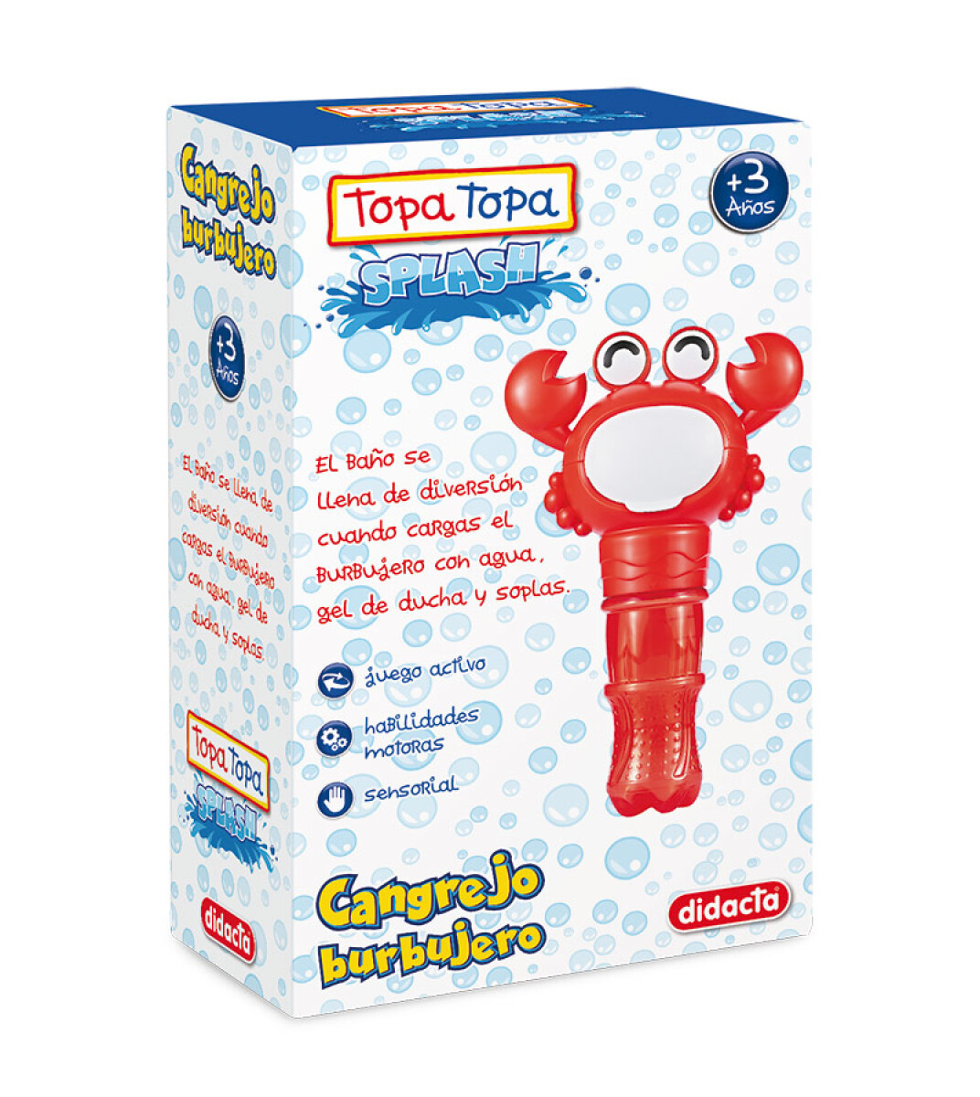 Burbujero Topa Topa Splash Cangrejo 