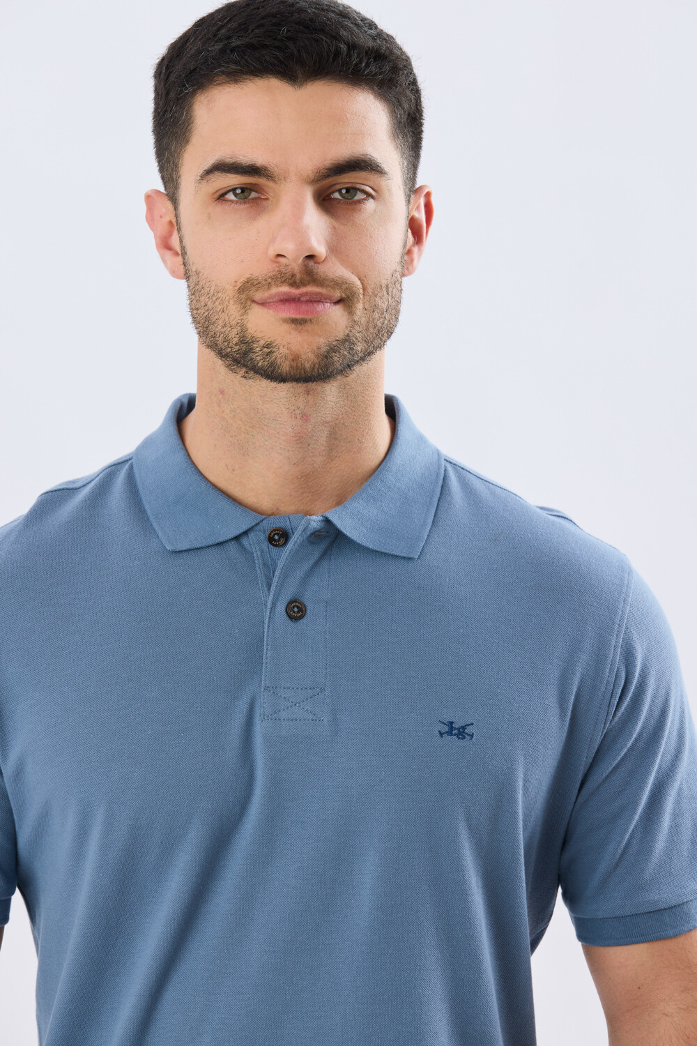 REMERA POLO LISA PIQUÉ Piedra