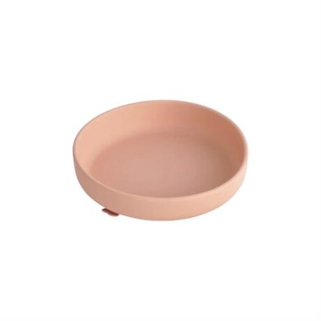 Plato de silicona con ventosa Rosado