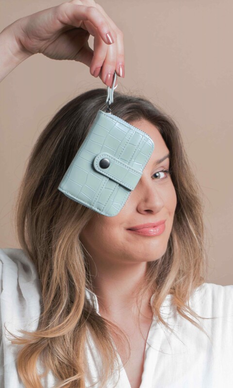 TARJETERO IRINA CROCO CIELO