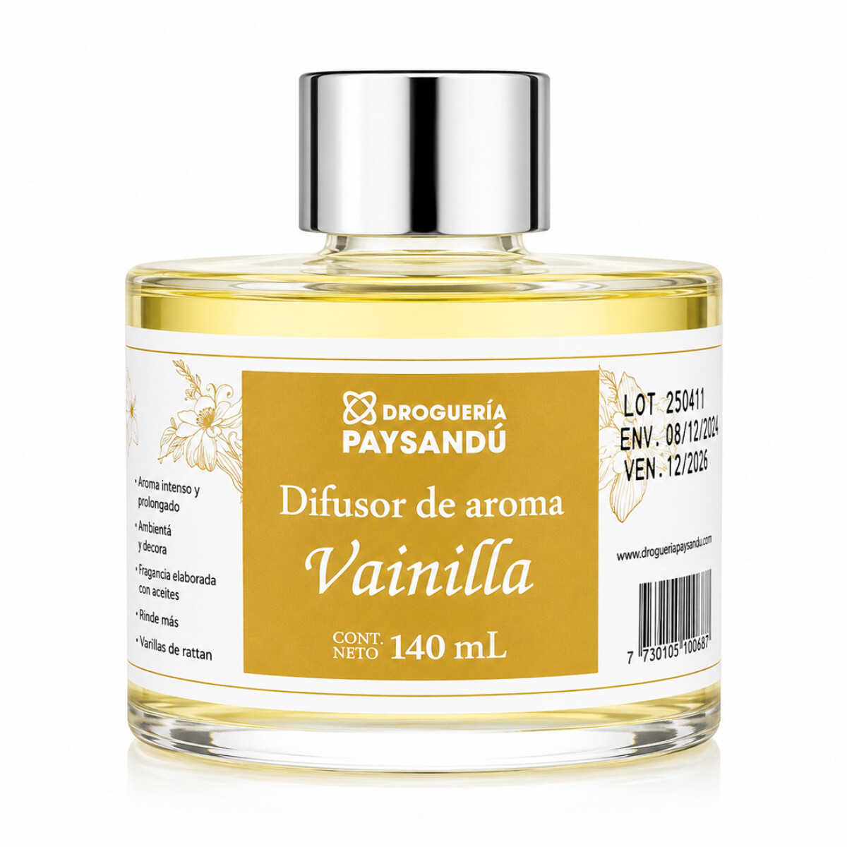 Difusor de aroma Vainilla - 140 mL 