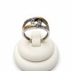 Anillo entrelazado con zirconias Anillo entrelazado con zirconias