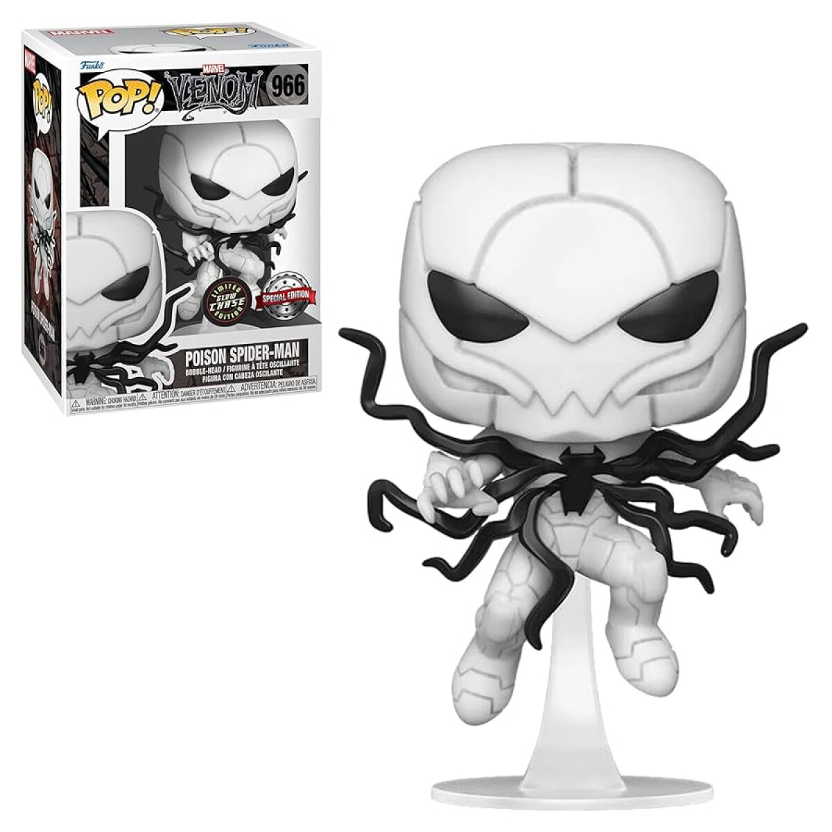 Poison Spider-Man • Marvel Venom [Exclusivo · Glows in the Dark] - 966 (CAJA DAÑADA) 