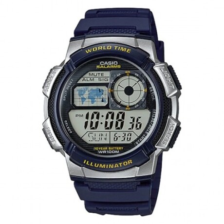 Reloj CASIO AE1000W-2AVDF-0 en Resina Azul 0
