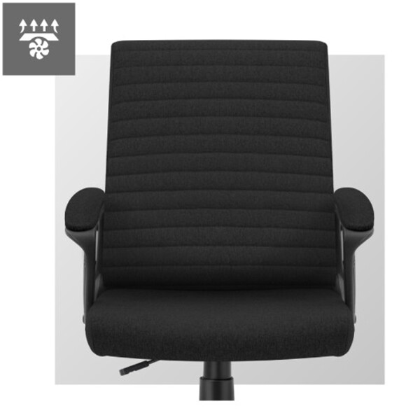 Silla De Oficina Ergonómica Huzaro Boss 2.5 SILLA PARA OFICINA HUZARO BOSS 2.5 NEGRO