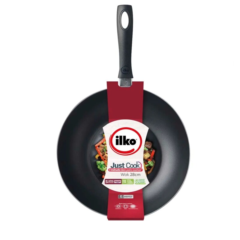 Sartén Wok Antiadherente Ilko Redblue SARTEN WOK ANTIADHERENTE ILKO REDBLUE