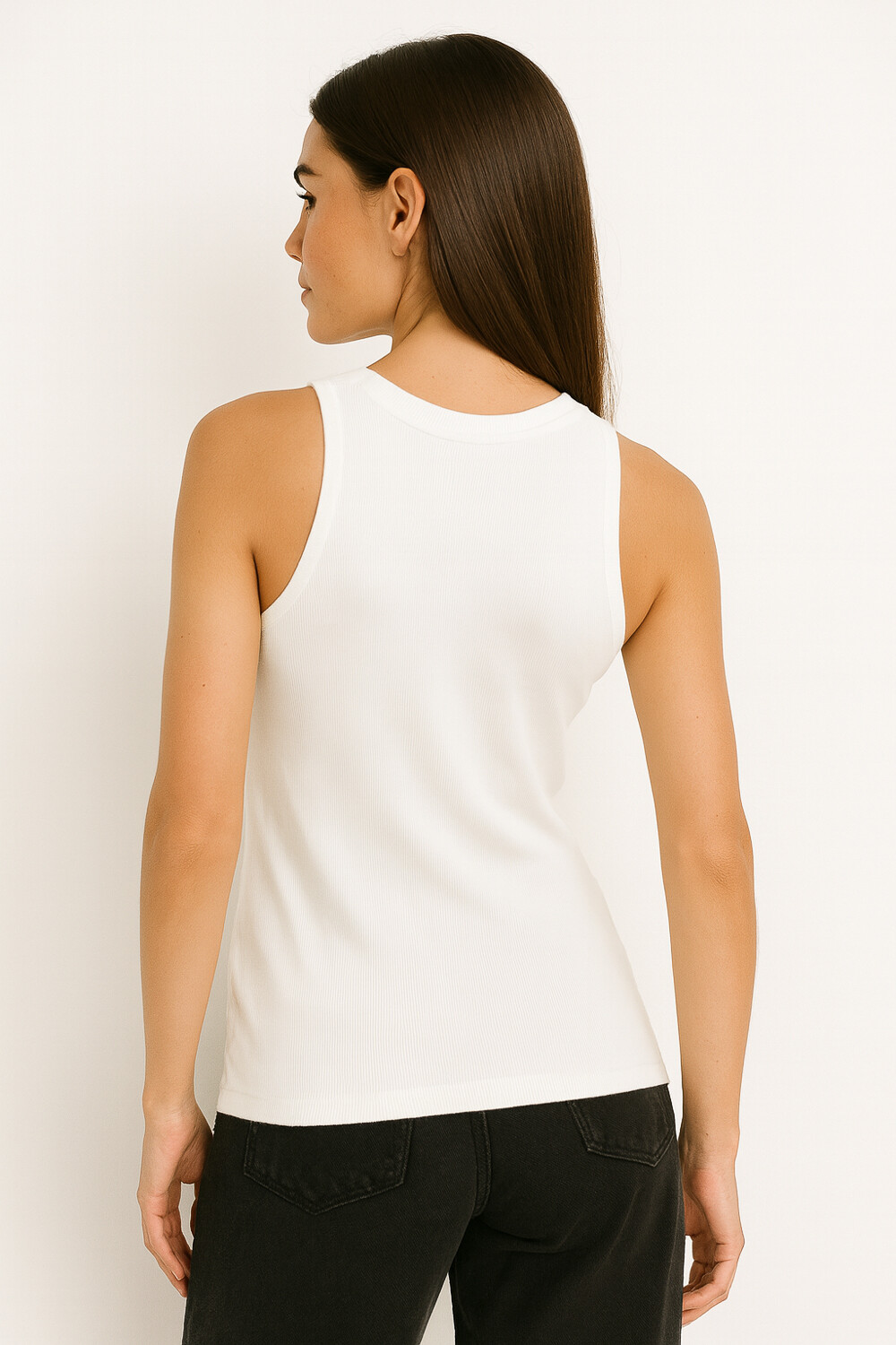 Musculosa Luki Marfil / Off White