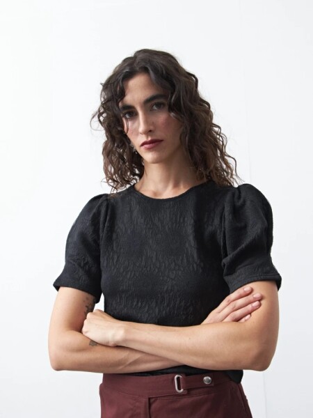 BLUZA D.CASSIN TOKUSHIMA NEGRO