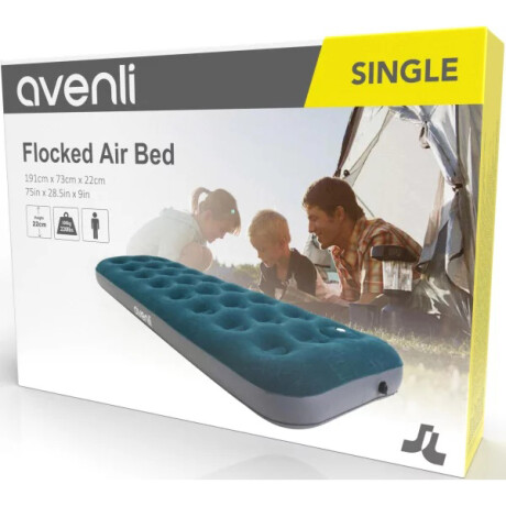 Colchon Avenli Inflable 1 Plaza C/Inflador Incorpo Colchon Avenli Inflable 1 Plaza C/Inflador Incorpo