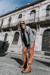 Leather Jeans Crawford Camel