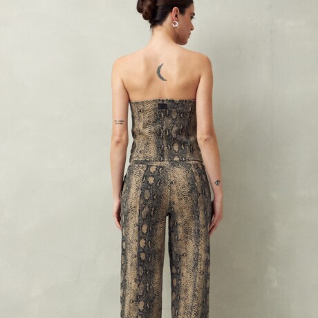 TOP HILLARY Animal Print