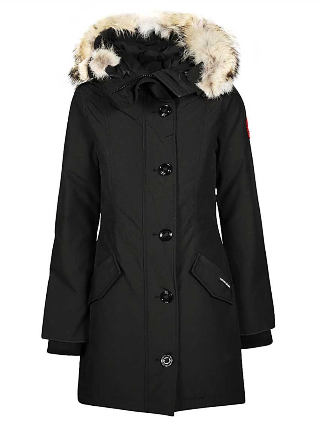 Canada Goose -Campera con capucha, Rossclair Parka Negro