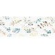 REVESTIMIENTO DECORADO FLORES 33X57 SIN RECTIFICAR TRIUNFO GAMAS DE BLANCO