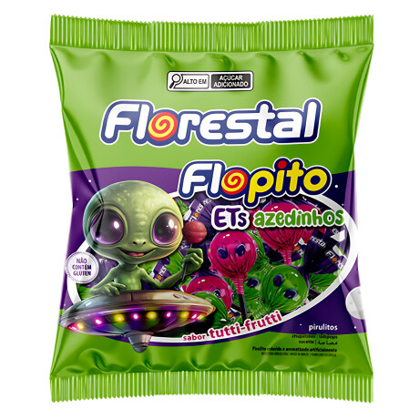 CHUPETIN FLORESTAL FLOPITO ET'S ACIDOS 400grs CHUPETIN FLORESTAL FLOPITO ET'S ACIDOS 400grs