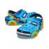 Classic IAM Monster Truck Clog T - Niños 1 a 5 años Neon Ocean