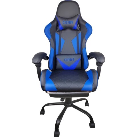 Silla de Escritorio Gamer Empoli EM-GC01 con reposapies Azul